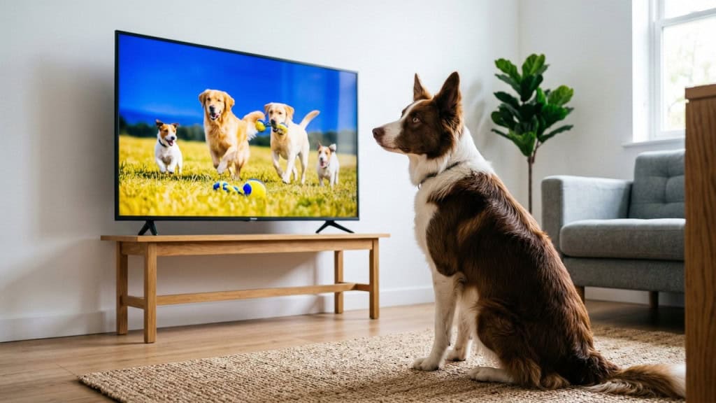 Deixar a TV ligada ajuda o cachorro que fica sozinho? Especialistas explicam o que realmente funciona