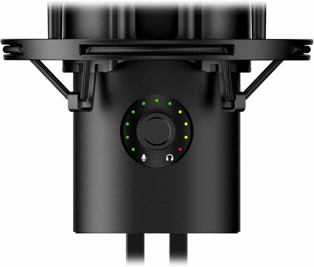 Microfone HyperX QuadCast 2 S em oferta: áudio de alta qualidade para transmissões e podcasts