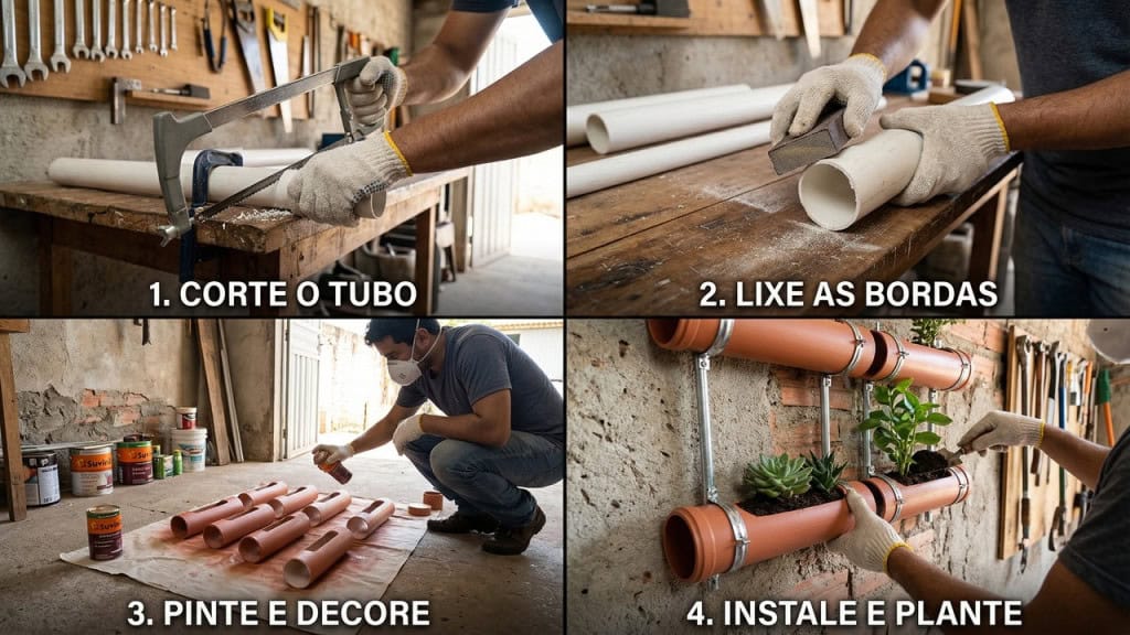 Transforme restos de PVC em soluções criativas que ninguém imagina