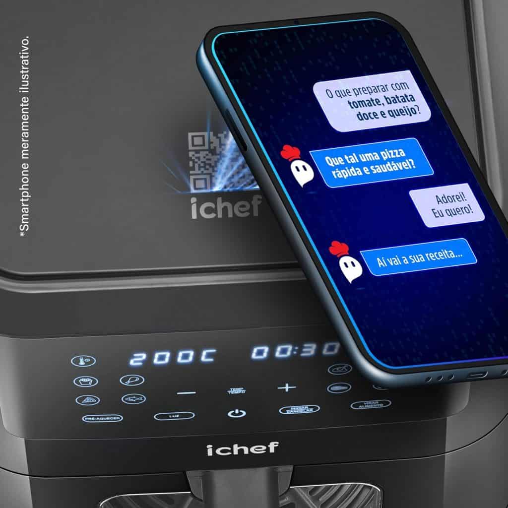 Comida gostosa para a família inteira: air fryer de 6 litros em promoção