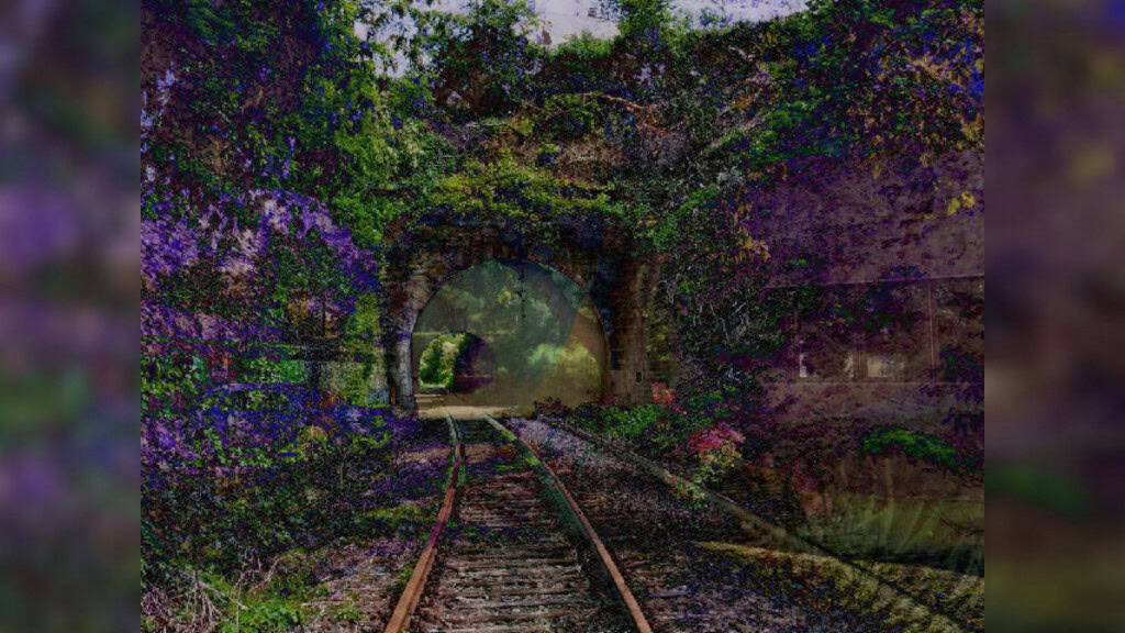 Ilustração de paisagem feita por inteligência artificial (IA)