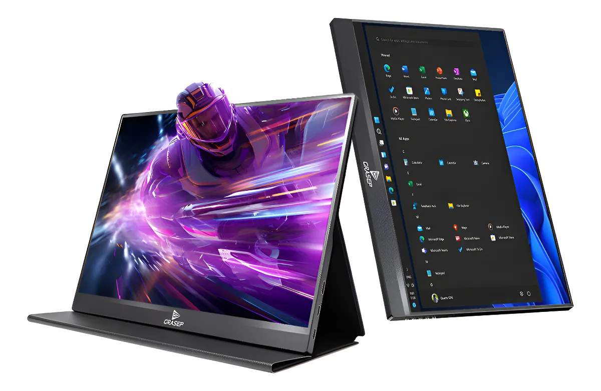 Para quem está sempre em movimento: confira monitores portáteis em oferta