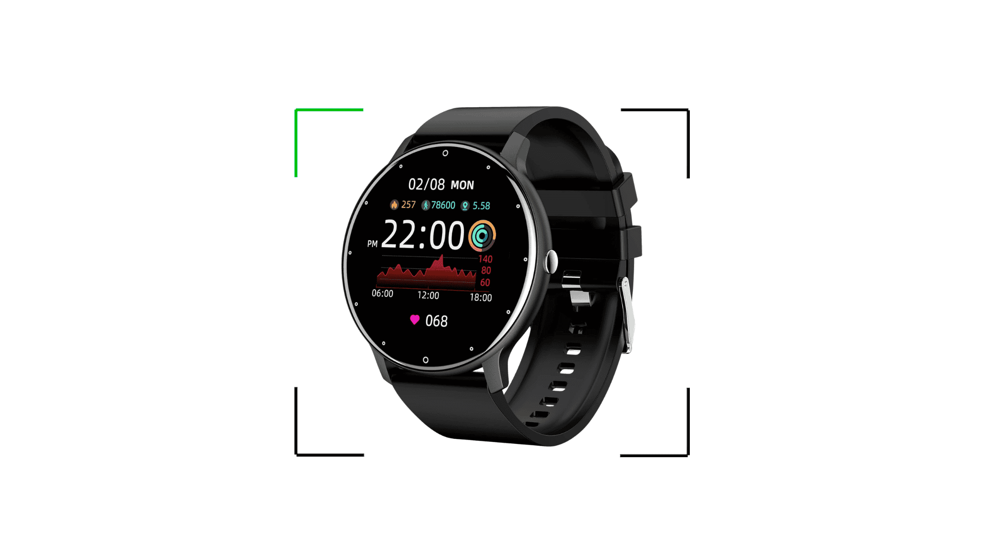 Smartwatch Haiz 44mm: monitoramento de saúde e notificações direto no pulso em oferta
