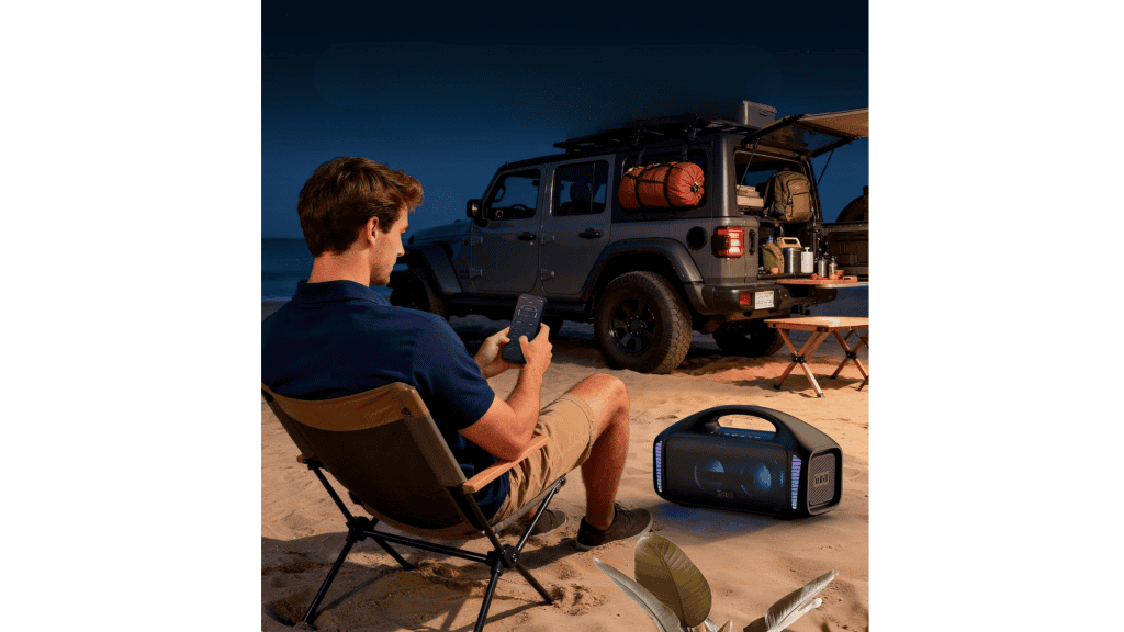 Para animar qualquer festa: caixa de som potente em oferta