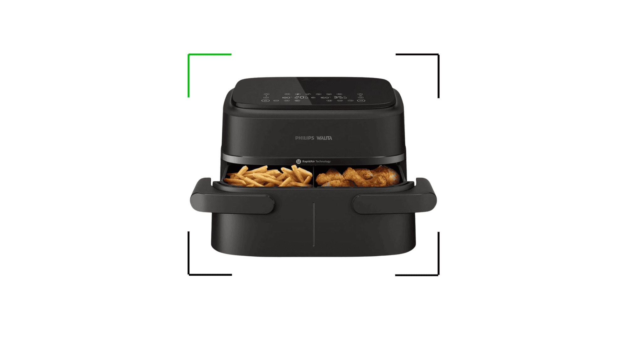 Airfryer Philips Walita em oferta: dois cestos para fazer o prato principal e o acompanhamento juntos