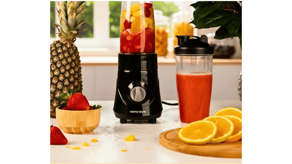 Liquidificador Mimo Style 300W em oferta: capacidade de 750ml para sucos e vitaminas