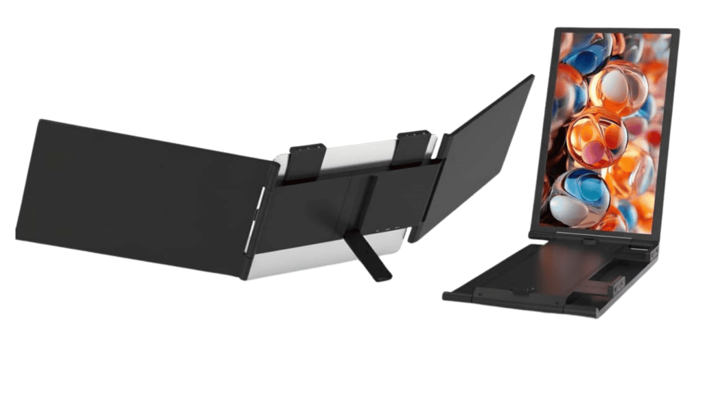 Extensor de tela portátil em oferta: transforme seu notebook em uma estação de três telas