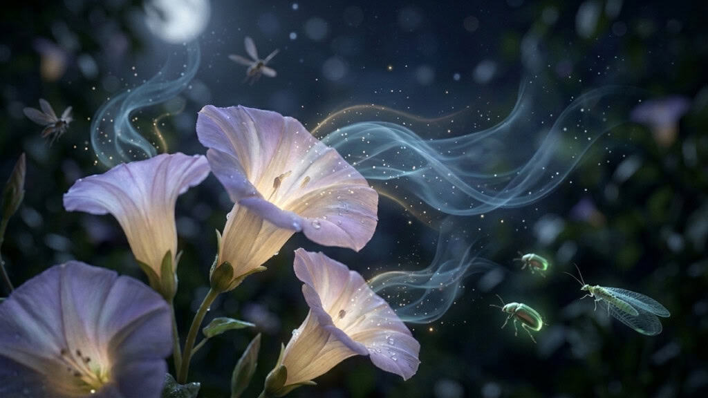 Flores noturnas que protegem hortas secretamente