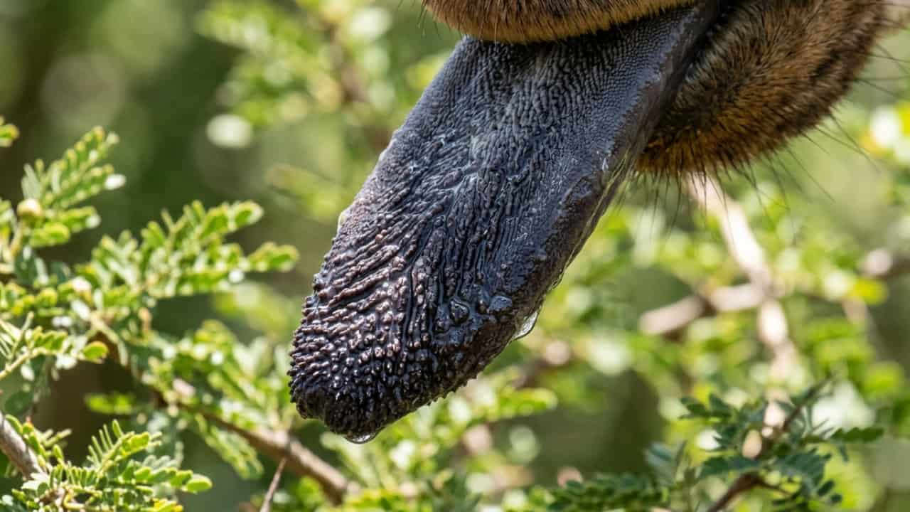 O bicho que tem a língua tão grande que consegue limpar o próprio ouvido