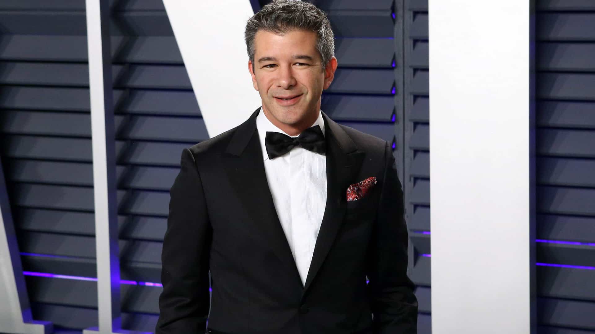 O fundador e ex-CEO do Uber, Travis Kalanick, em evento em 2019