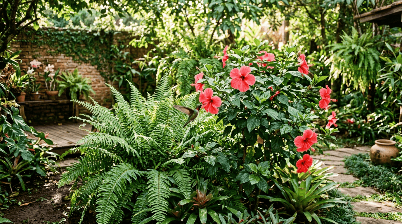 Transforme seu quintal com plantas que refrescam e atraem pássaros diariamente