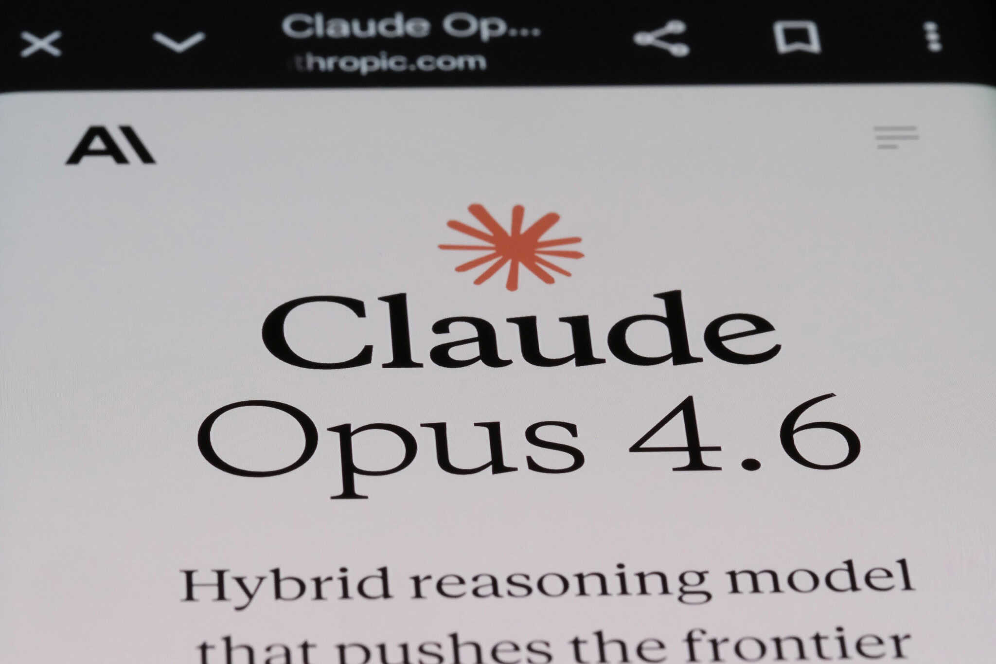 Tel de boas vindas do Claude Opus 4.6