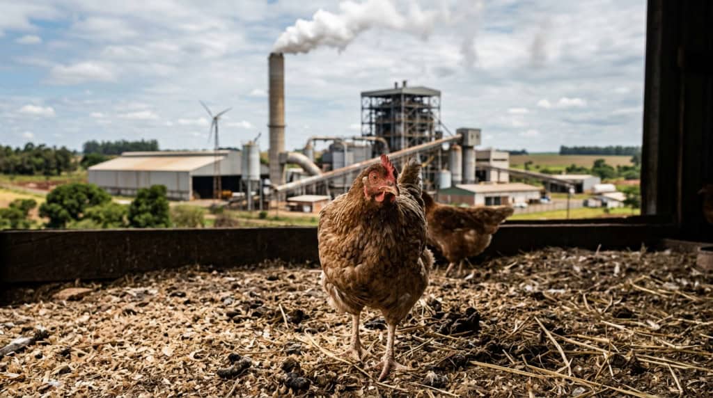 Parece uma piada, mas a ciência comprova: fezes e resíduos de galinha estão ajudando a produzir energia
