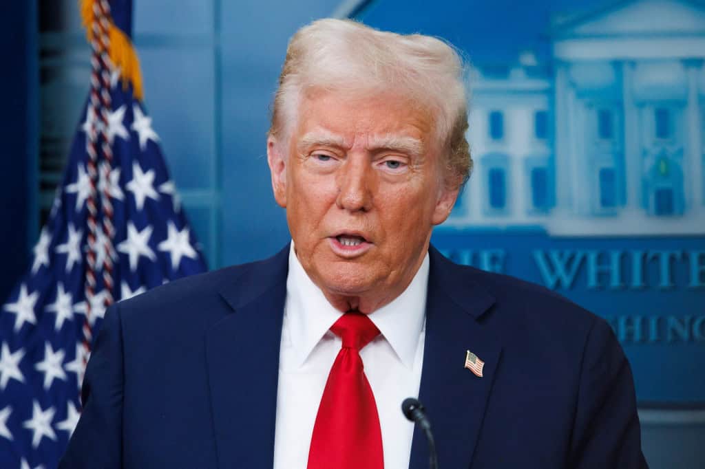 Donald Trump falando