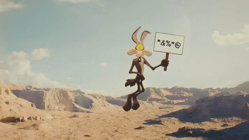 O anteriormente cancelado 'Coiote vs Acme' apresenta seu primeiro avanço e confirma sua estreia para este ano