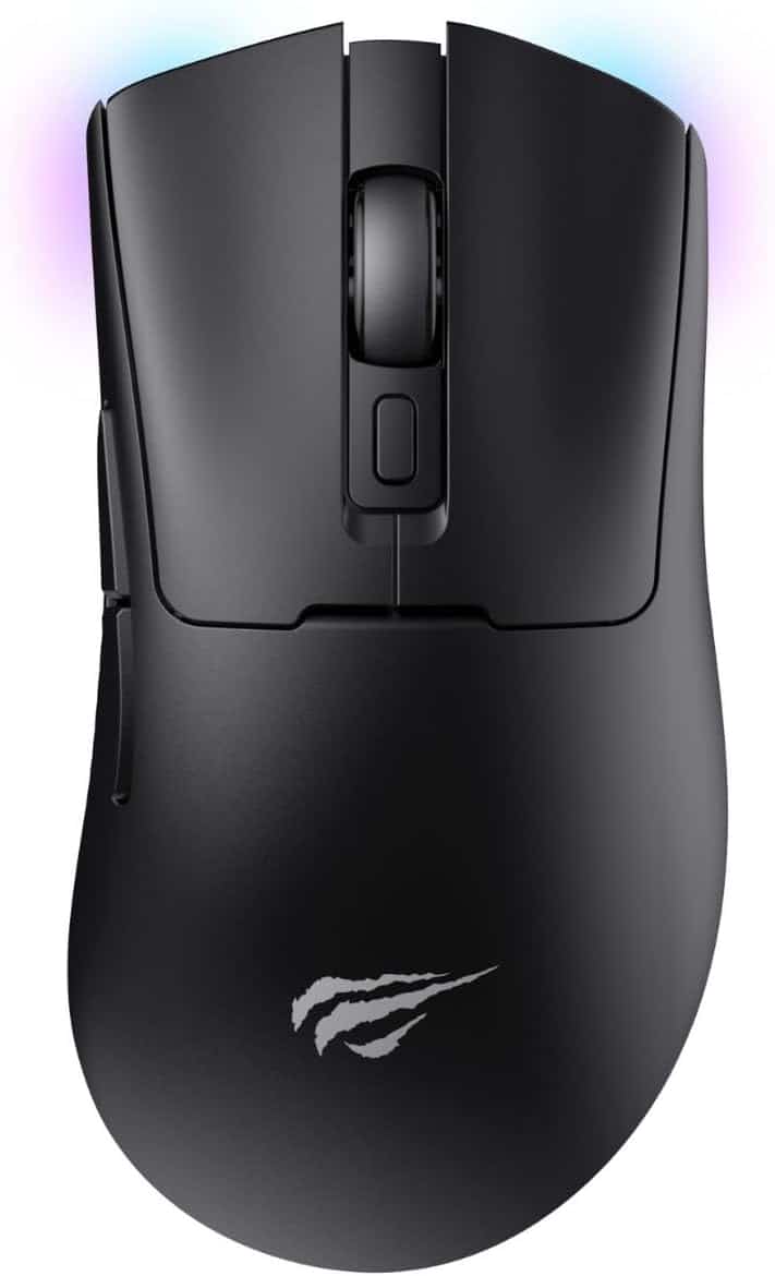 Havit Mouse Gamer Tri-Mode MS966SE Black, Sem Fio e Com Fio