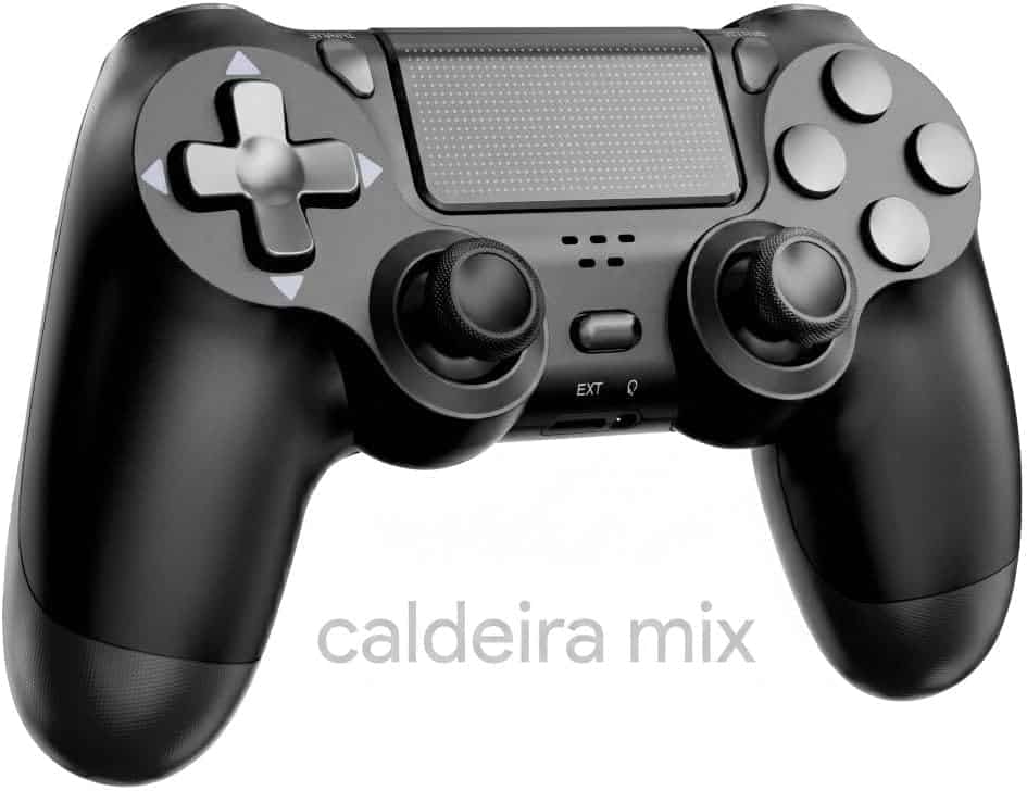 ontrole Joystick Bluetooth para PS4, PC e Smart TV