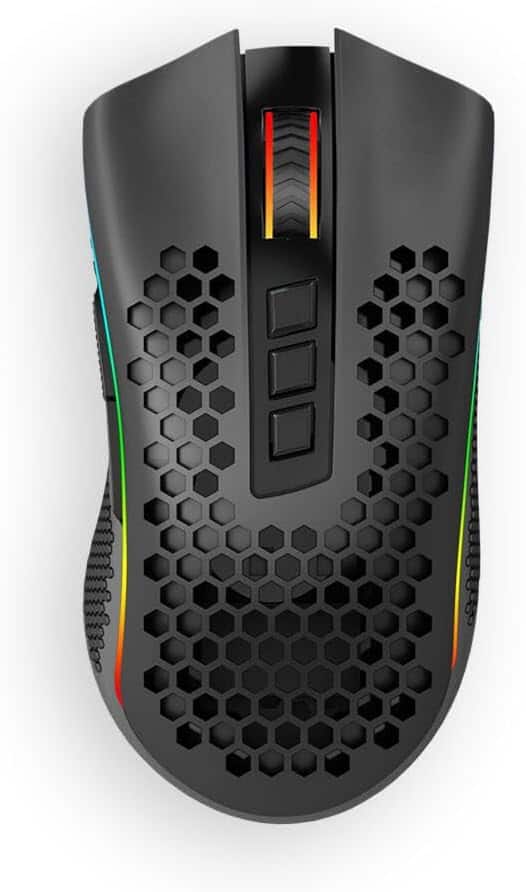 MOUSE GAMER REDRAGON STORM PRO RGB SEM FIO PRETO