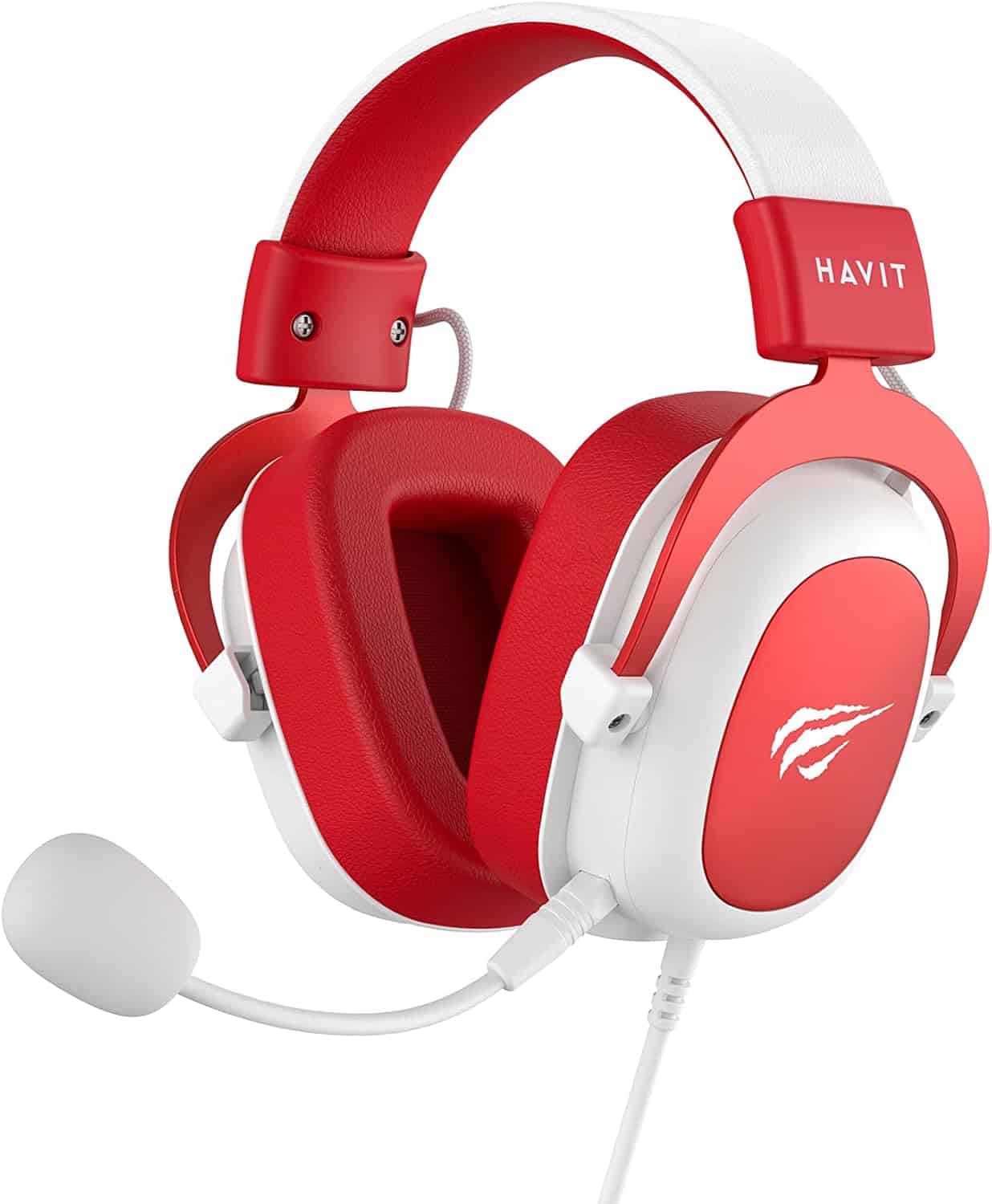 Havit Headphone Fone de Ouvido H2002d Red, Gamer, com Microfone