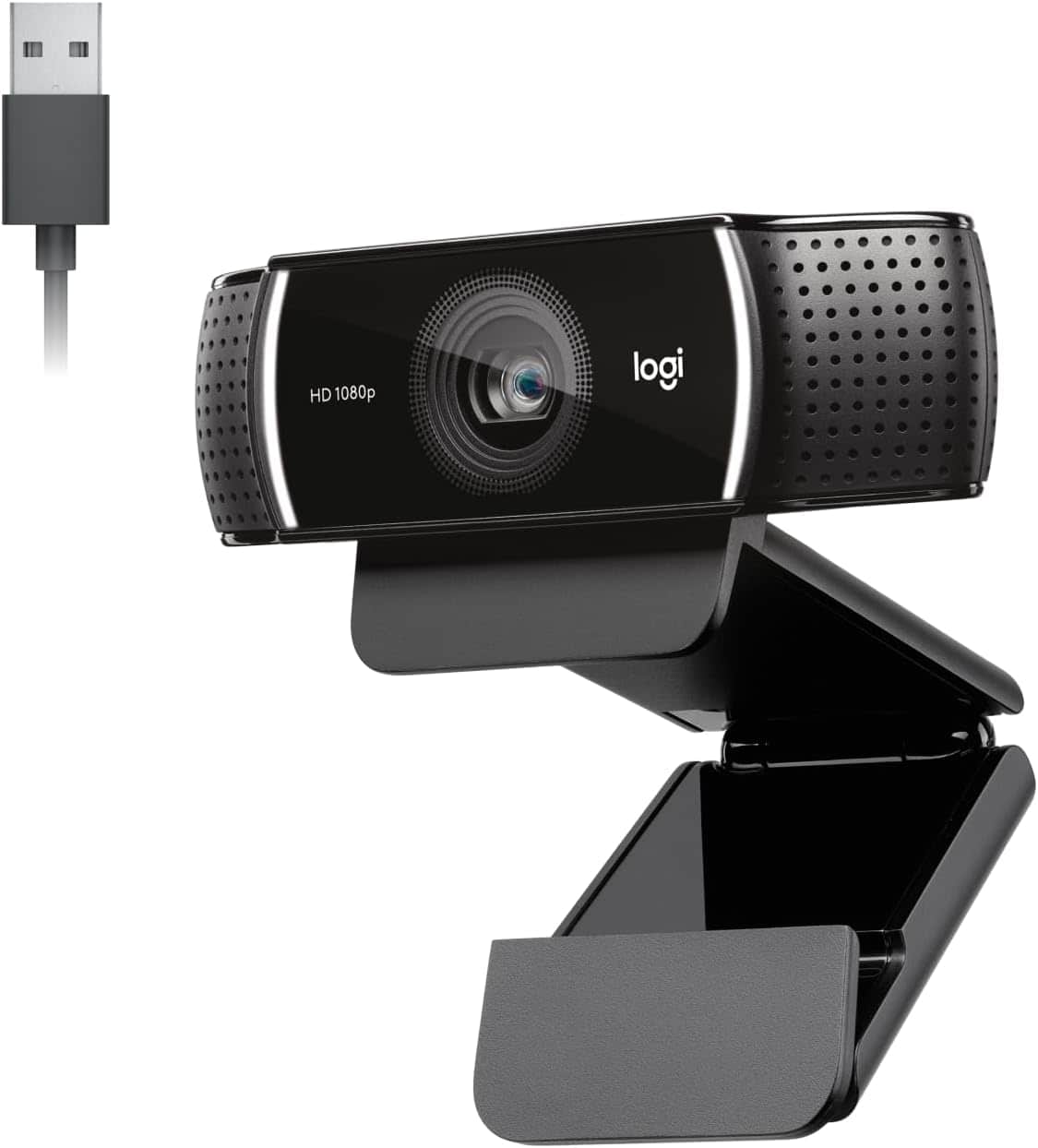 Webcam Full HD Logitech C922 Pro Stream com Microfone para Gravações em Video 1080p