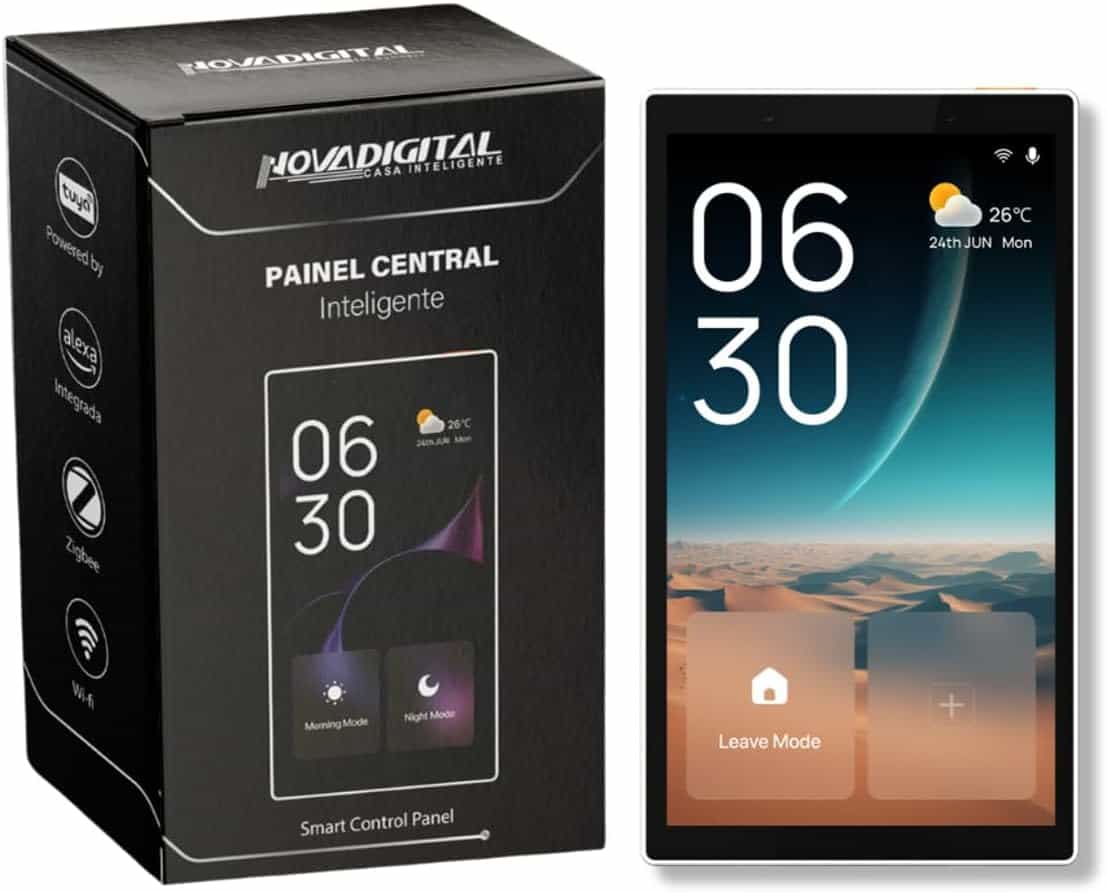 Painel Central Inteligente Wi-Fi e Hub Zigbee NovaDigital