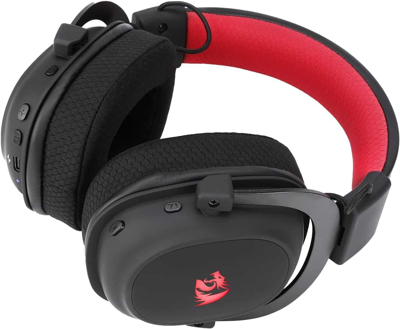 Headset Gamer Redragon Zeus Pro Preto Sem Fio 7.1 H510-PRO