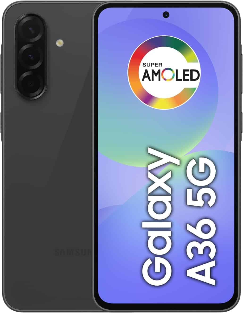 Celular Samsung Galaxy A36 5G 256GB, 8GB RAM, Recursos AI (Preto)