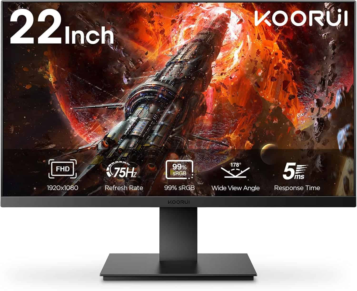 Monitor Gamer Koorui 21,5"