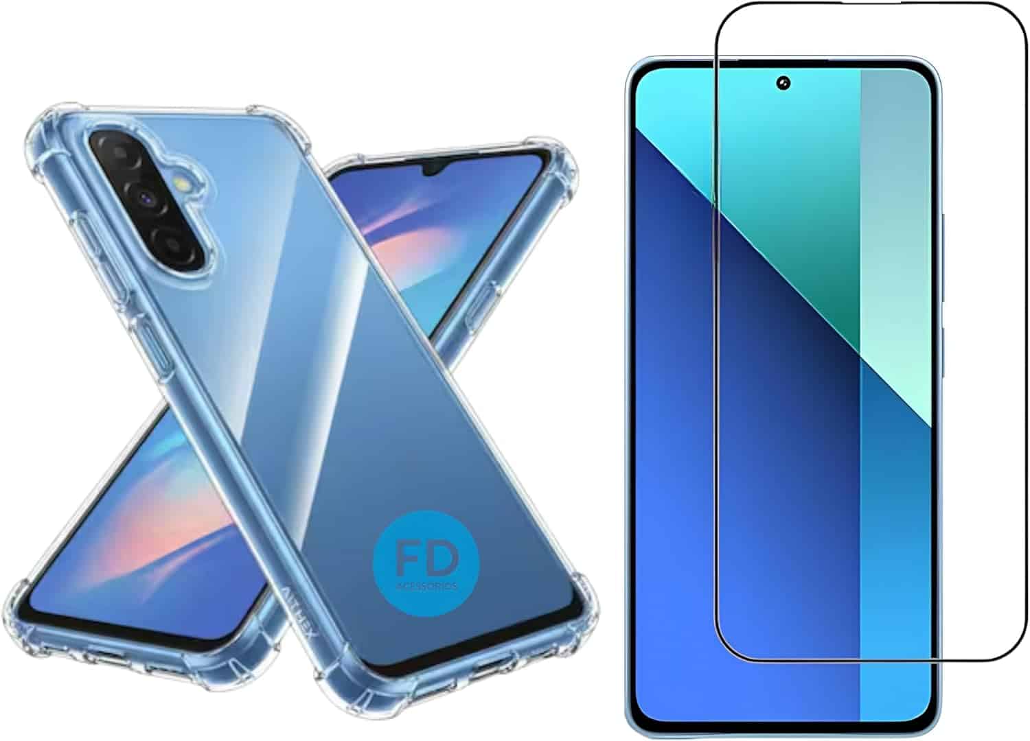 Kit Capinha Capa para Samsung Galaxy A17 Anti-Impacto