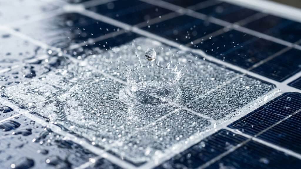 Painéis solares que funcionam quando chove: a tecnologia que gera energia com gotas