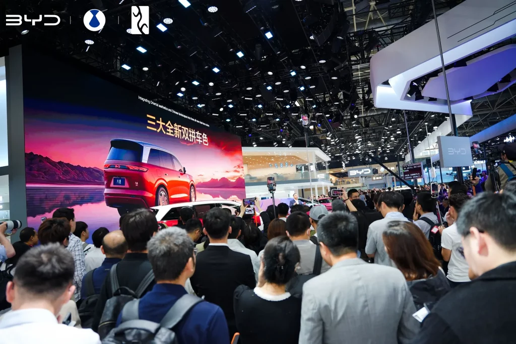 BYD no Salão do automóvel de Pequim