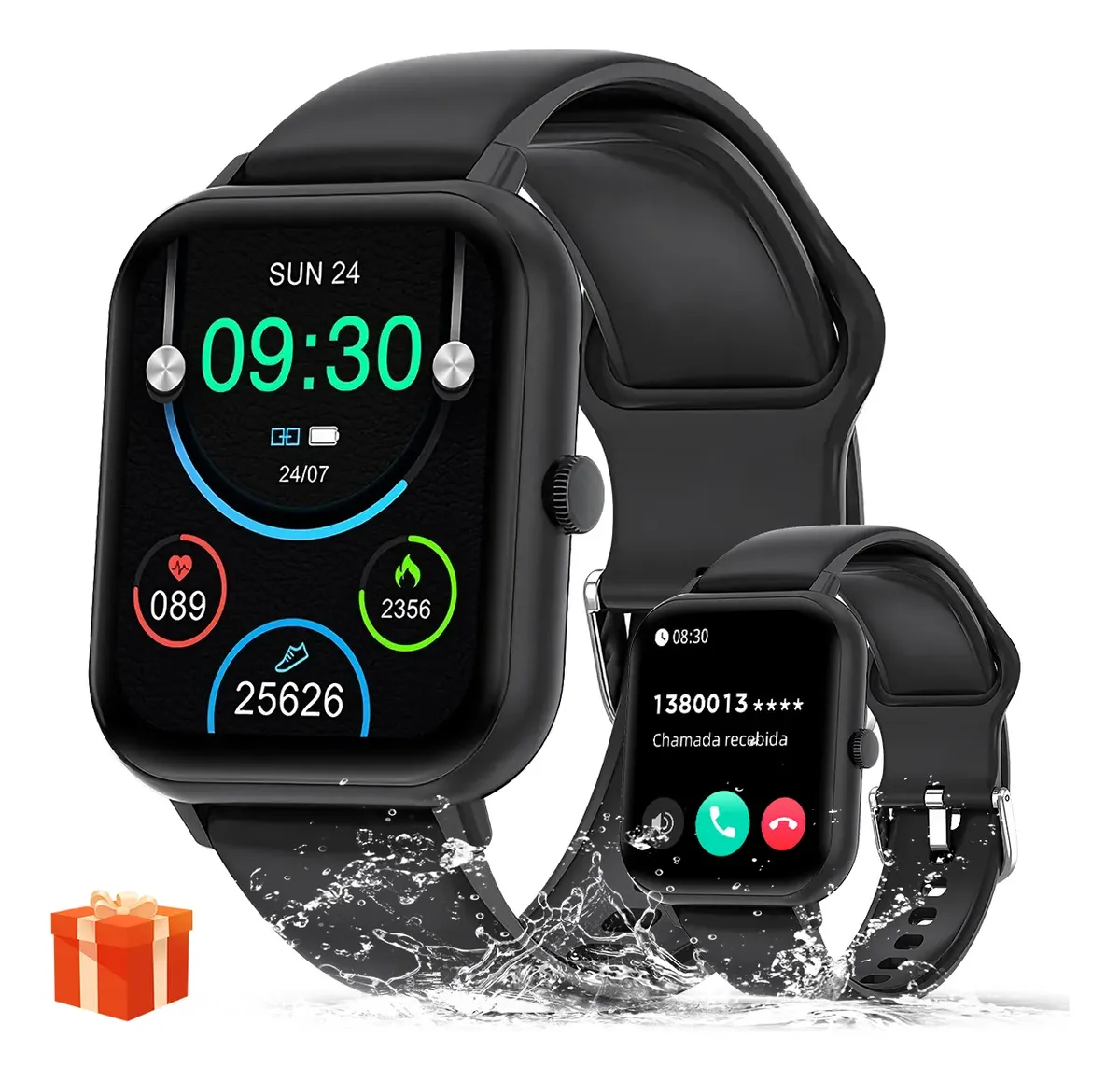 Smartwatch Original Relógio Resistente Ã Ãgua Ios Android