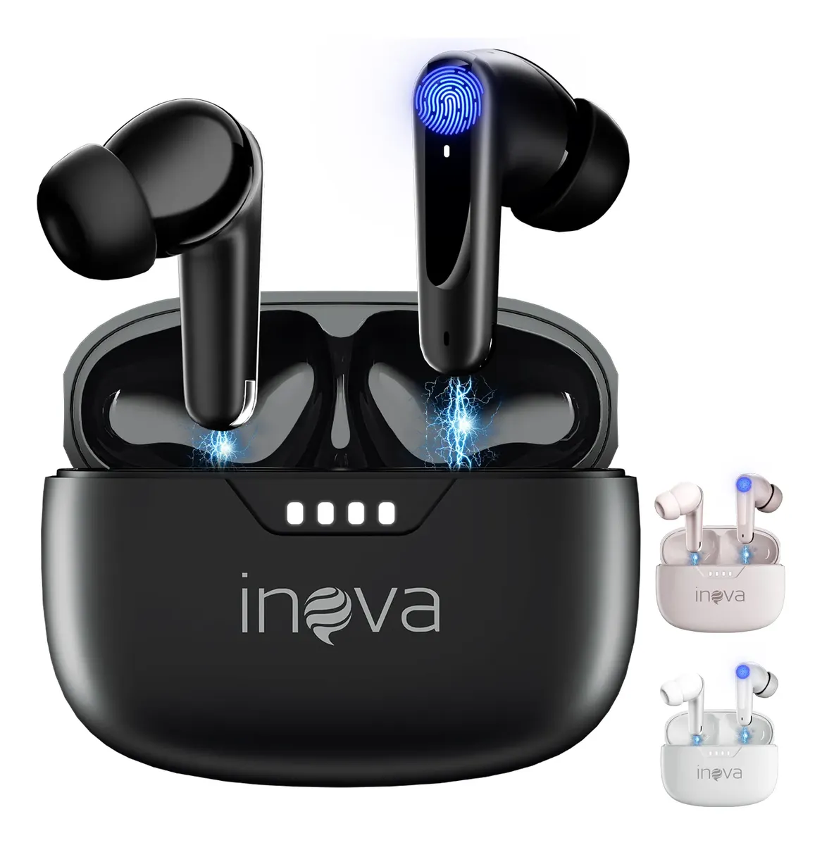 Fone De Ouvido Sem Fio Bluetooth 5.4 Inova Tws