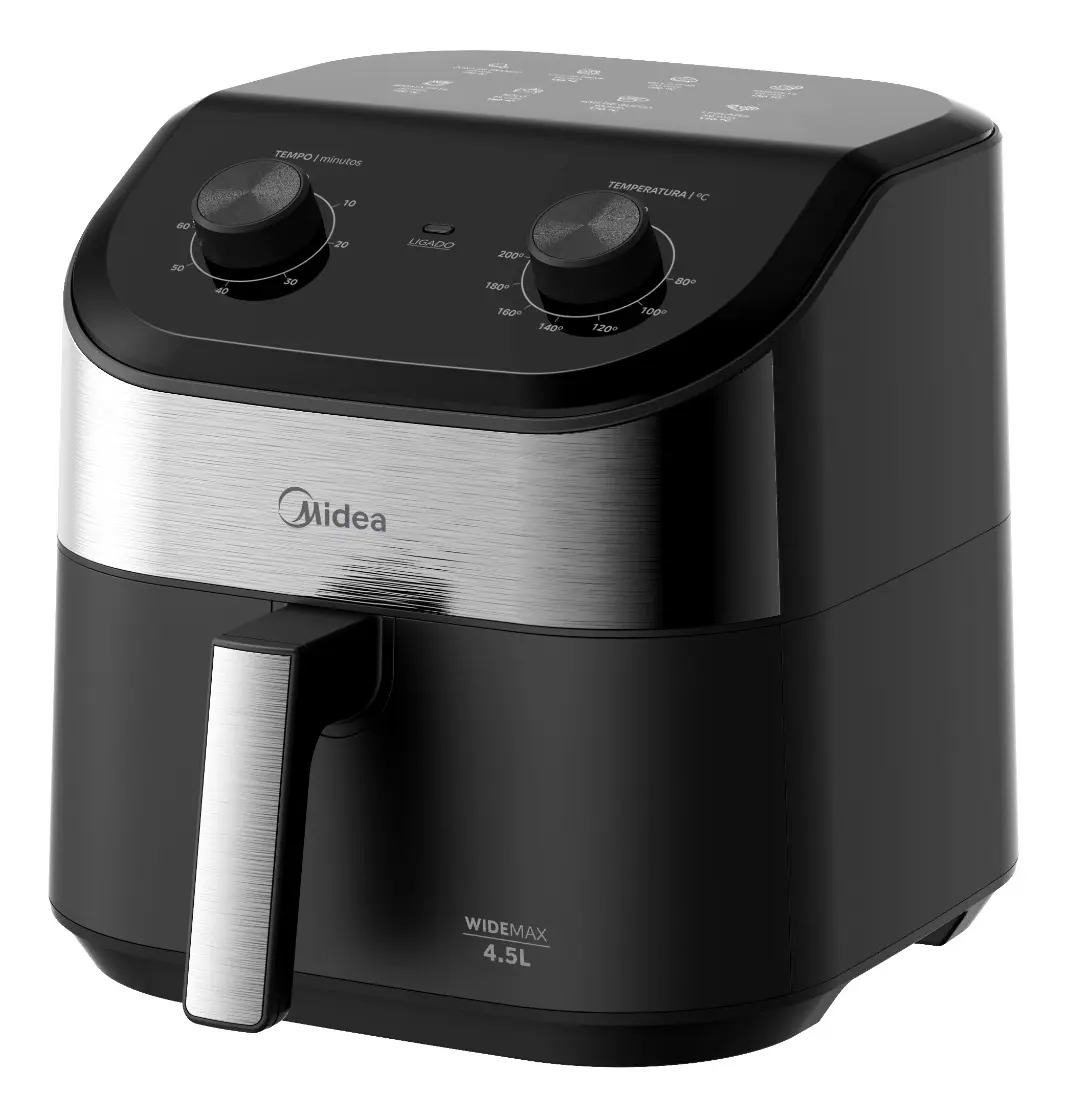 Fritadeira Air Fryer 4,5L Widemax Midea 1500W