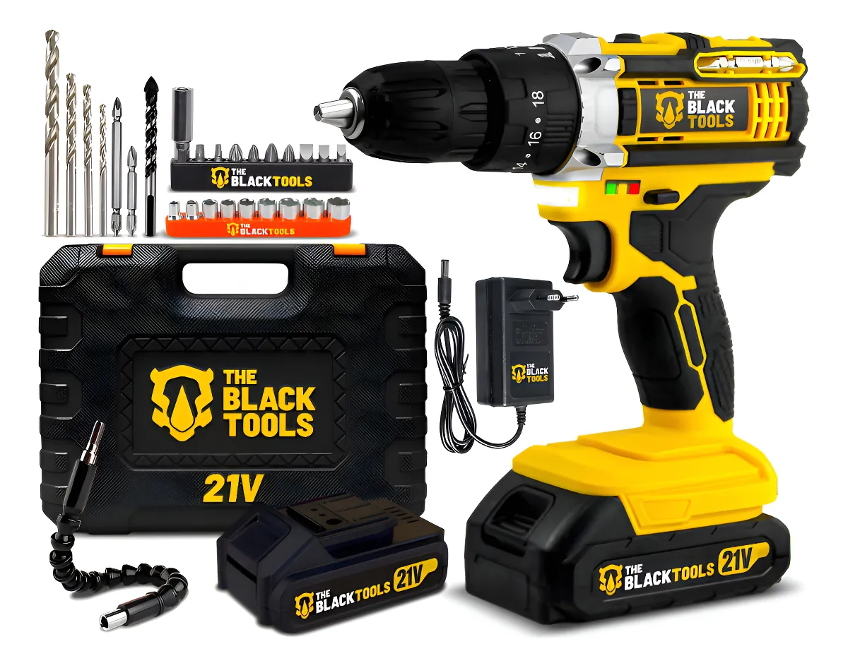 Parafusadeira Furadeira de Impacto Black Tools TB-21PX