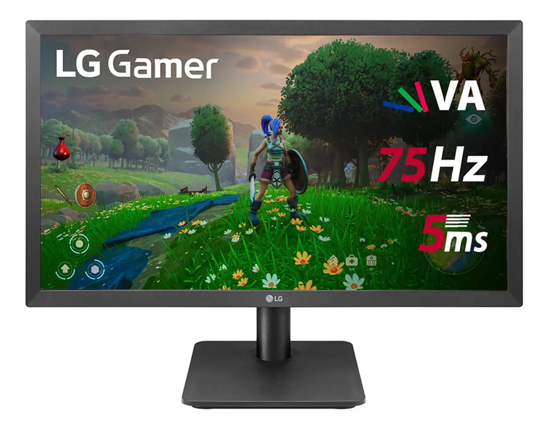 MONITOR GAMER LG 22MP410 - TELA VA DE 21.5", FHD (1920X1080), 75HZ