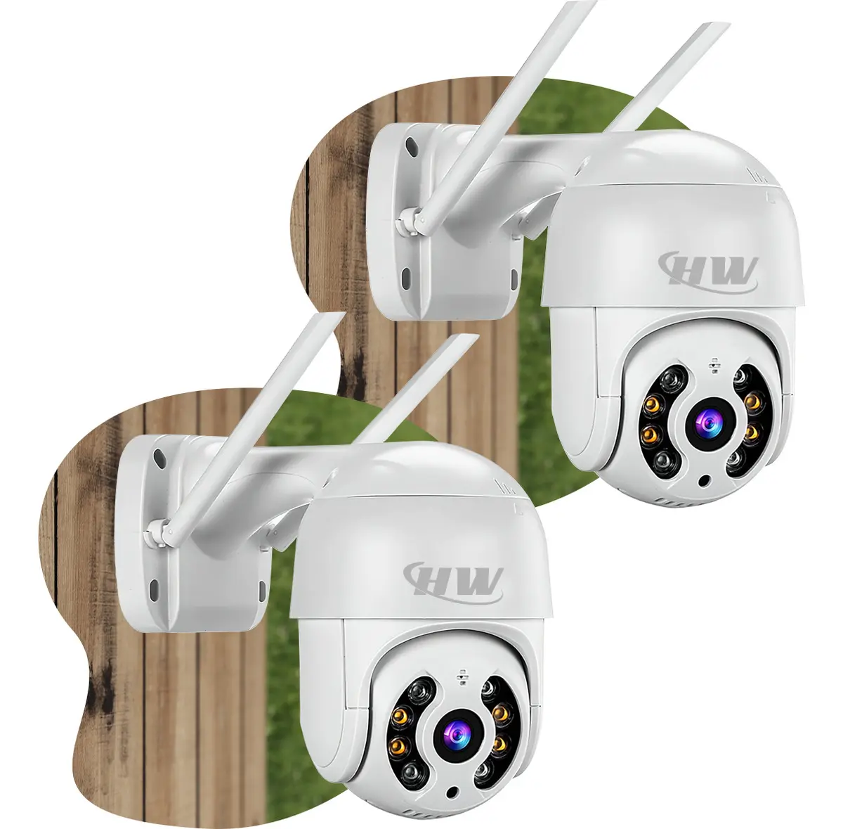 Kit 2 Câmeras Segurança IP WiFi Externa iCSee