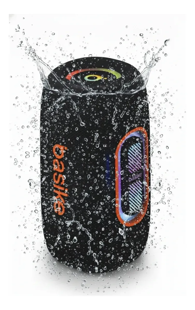 Caixa De Som Bluetooth Boombox Basike 30w À Prova Dágua Fm