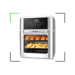 Comida gostosa para a família inteira: air fryer de 12 litros em oferta