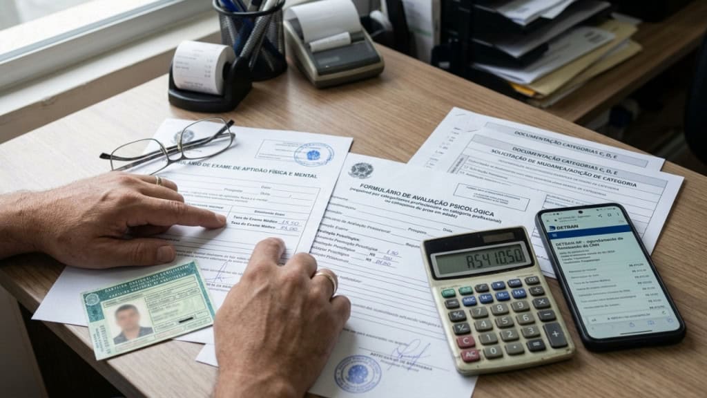 Quanto custa renovar a carteira de motorista em 2026?