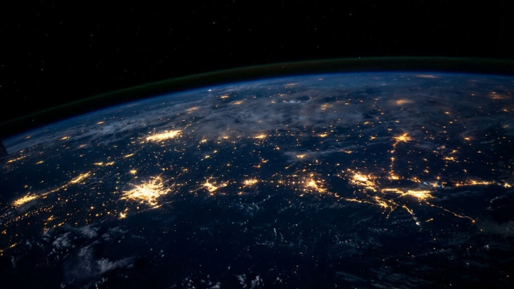 O mundo está ficando mais claro à noite, mas alguns lugares estão ficando escuros