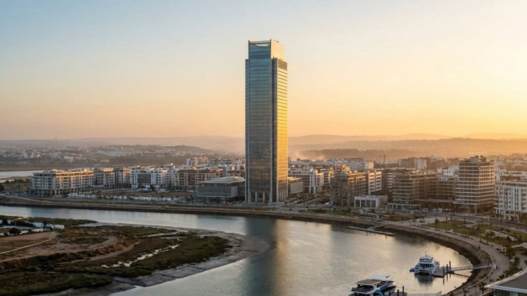 O novo telhado do Marrocos tem uma marca cordovana: uma torre magnífica de 250 metros que já faz parte da África