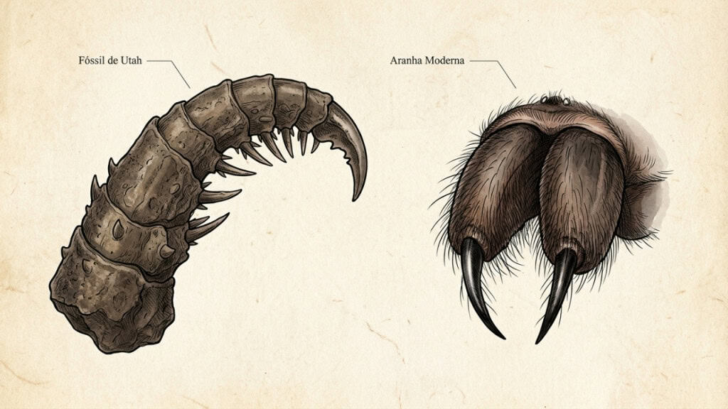 Predador com garras de 500 milhões de anos descoberto reescrevendo a origem das aranhas e dos caranguejos-ferradura