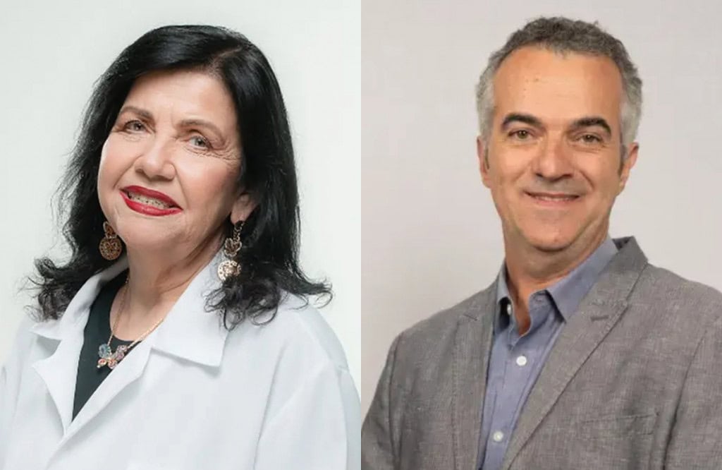 Mariangela Hungria e Luciano Moreira
