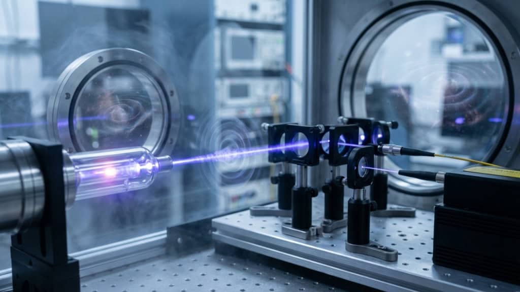 Ondas gravitacionais podem estar escondidas na luz emitida pelos átomos: detectores que cabem na palma da mão