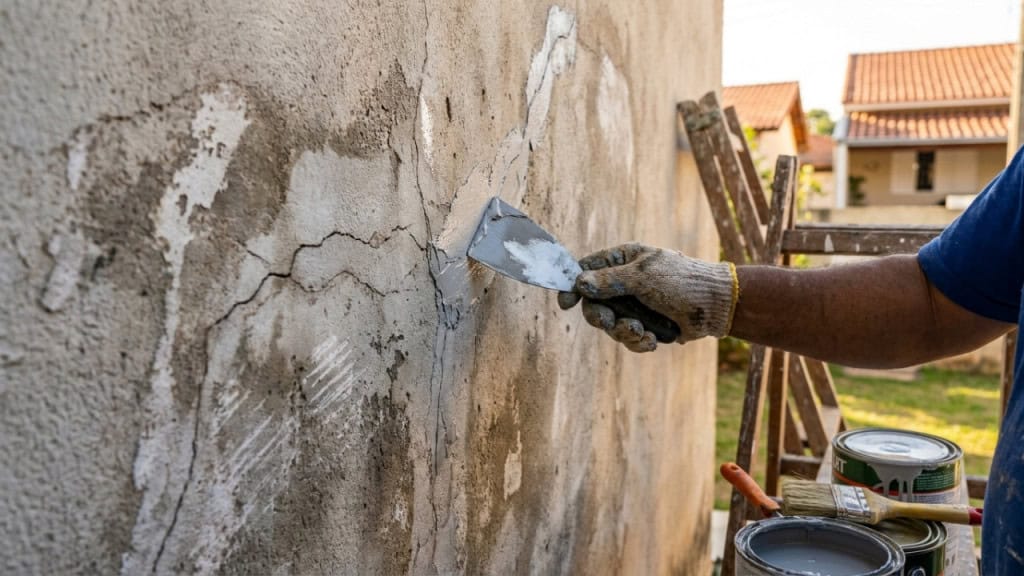 Engenheiros fazem isso antes de pintar paredes externas e quase ninguém segue