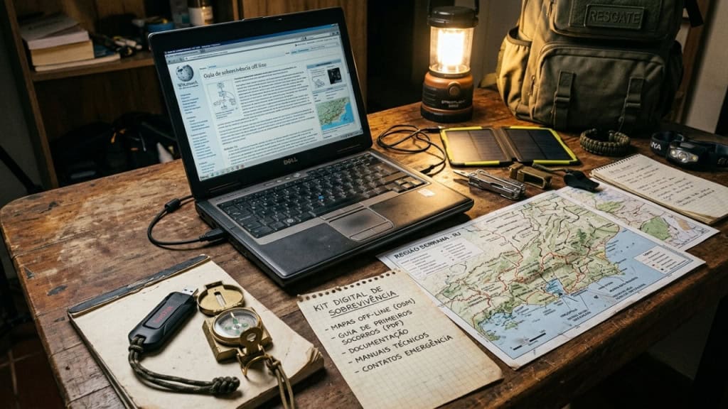 Foi criado um pen drive com um kit de sobrevivência perfeito caso a internet caia. É a melhor ideia para o próximo apagão