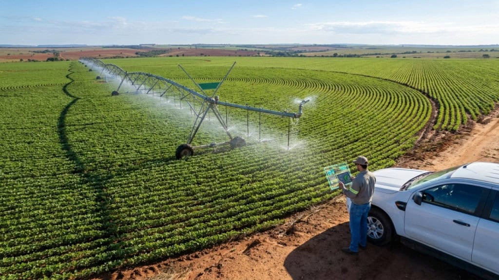 Com irrigação de alta tecnologia, ranking mostra dupla no topo do agro com soja, milho, café e algodão