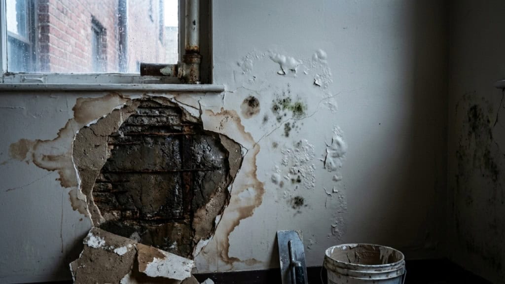 O erro comum que causa infiltração mesmo após pintar a parede