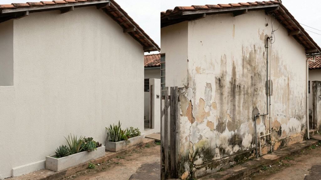 Não é tinta comum: a solução caseira que protege paredes externas da chuva e evita infiltrações